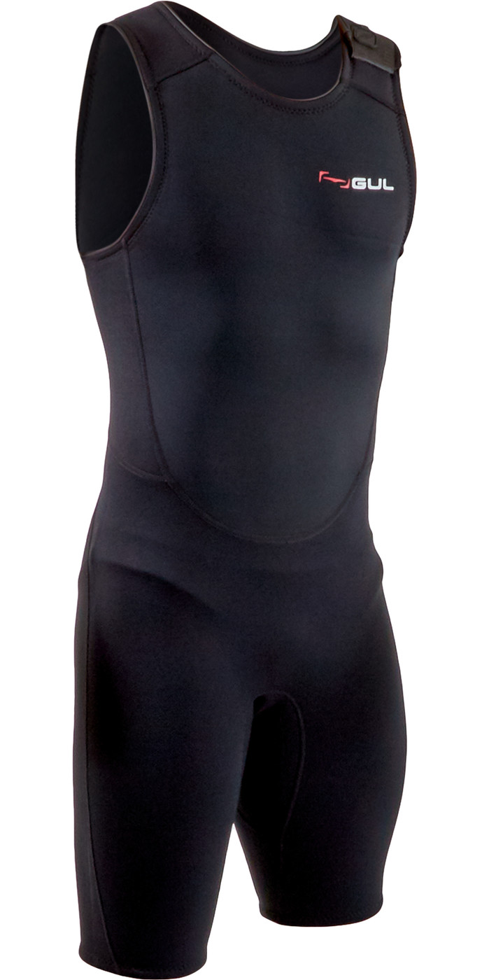 2020 GUL Mens Response 3mm Short John Wetsuit RE5304B7 Black